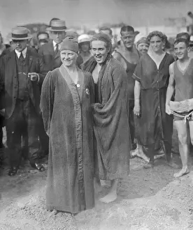 Manhattan Beach Prints: Portrait of Mina Wylie and Fanny Durack
