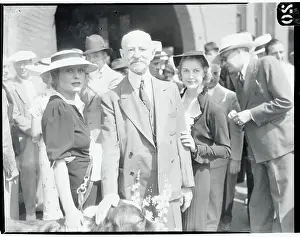 Portrait of Minna Gombel, Dolores Costello Barrymore, Daniel Frohman, Ralph Morgan, Anita Louise, Leo Carillo, Edward Arnold and Bela Lugosi
