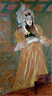Henri De Toulouse Lautrec Prints: Portrait of Miss May Belfort, 1895. Artist: Henri de Toulouse-Lautrec