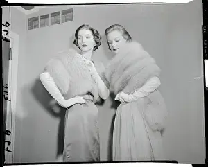 Portrait of Models with Furs