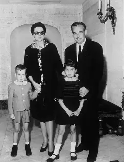 Caroline Prints: Portrait of Monaco Royal Family