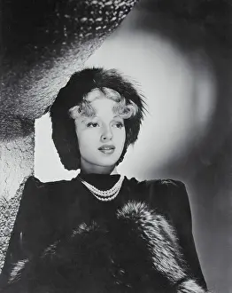 Portrait of Movie Actress Lana Turner