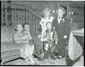 Portrait of Mr. and Mrs. Harold Lloyd With Their Children