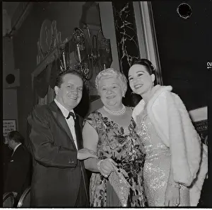 Portrait of Mr. And Mrs. Joey Adams with Sophie Tucker