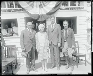 Cleveland Prints: Portrait of Mrs. and Col. Lindbergh and Others