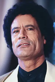 Portrait of Muammar Khadafy