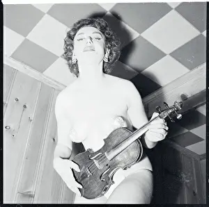 Portrait of Musical Stripper Paula Uhsan