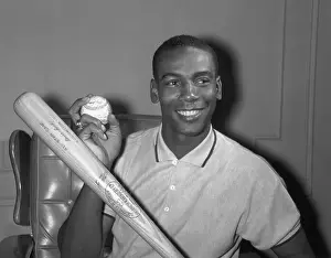 Shortstop Prints: Portrait of MVP Winner Ernie Banks