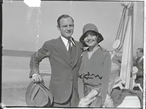 Portrait of Nancy Carroll with Jack Kirkland