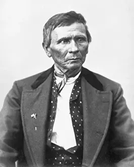Native Am Prints: Portrait of Native American, Black Beaver