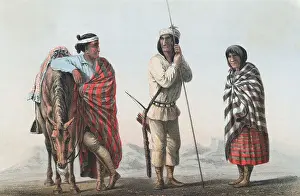 Portrait of Navajos Indians