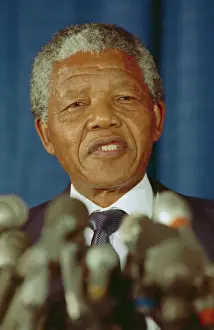 Portrait of Nelson Mandela