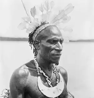 Portrait of New Guinea Tribesman
