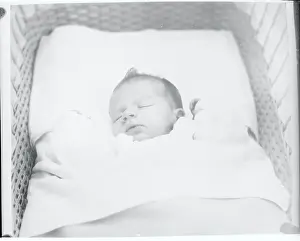 Portrait of Newborn Charles Augustus Lindbergh Jr