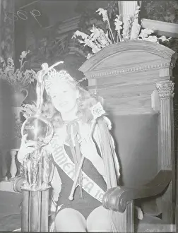 Portrait of the Newly Elected Miss America Mary La Planche