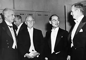 Portrait of Nobel Prize Winners Standing Together