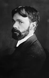 Lawrence Prints: Portrait of Novelist David Herbert Lawrence