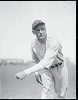 Portrait of NY Yankee Ed Wells