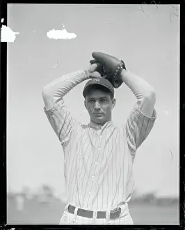Petersburg Prints: Portrait of NY Yankee Hank Johnson
