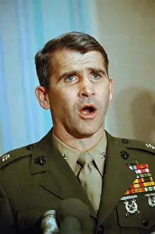 Crime Prints: Portrait of Oliver North