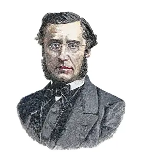 Legends And Icon Prints: Portrait of Olivier Emile Ollivier (1825-1913) French statesman