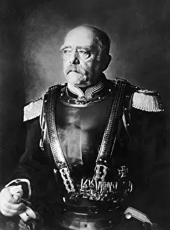 Prussian Prints: Portrait Of Otto Von Bismark 1894