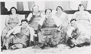 Overweight Prints: Portrait of overweight Family