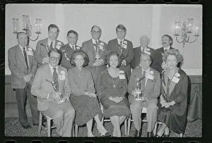 Mccormick Prints: Portrait of Participants of Albert Lasker Award Ceremony