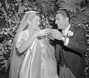 Portrait of Patricia Kennedy and Peter Lawford
