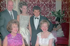 Portrait of Paul Anka with Ethel Merman and Others
