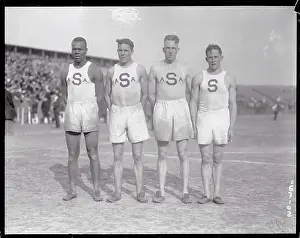 Relay Racer Prints: Portrait of Pennsylvania State Runners