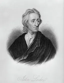 Portrait Of Philosopher John Locke