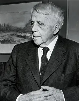 Portrait Photo Of Poet Robert Frost