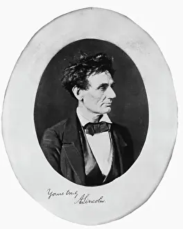 Portrait Photograph Of Abraham Lincoln
