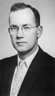 Portrait of Physicist Charles Townes
