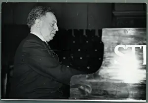 Portrait of Pianist Arthur Rubinstein at Work