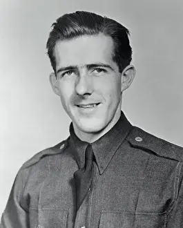 Portrait of Pilot Thomas McGuire