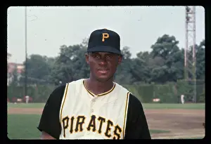 Portrait of Pittsburgh Pirates Outfielder Manny Mota