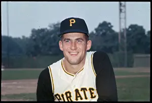 Portrait of Pittsburgh Pirates Pitcher Steve Blass