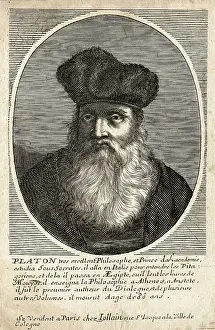 Ancient Greek Prints: Portrait of Plato