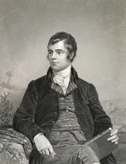 Portrait of Poet Robert Burns