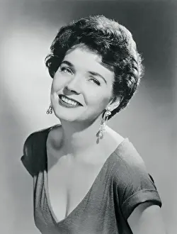 Portrait of Polly Bergen Smiling