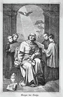 Portrait of Pope Gregory I / The Great