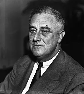 Portrait of President Franklin D Roosevelt
