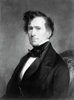 Democrat Prints: Portrait Of President Franklin Pierce
