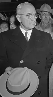 Portrait of US President Harrys Truman