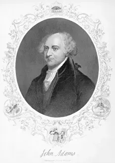 Statesman Prints: Portrait of President John Adams after Gilbert Stuart