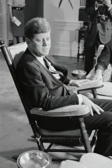 Ashtray Prints: Portrait of President John F. Kennedy