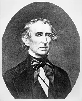Bpa2 Prints: Portrait Of President John Tyler
