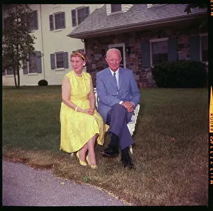 Gettysburg Prints: Portrait of President and Mamie Eisenhower